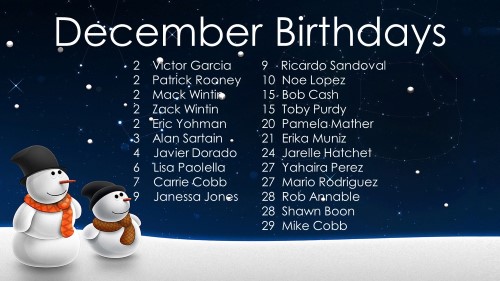 DEC 2018 birthday (Custom)
